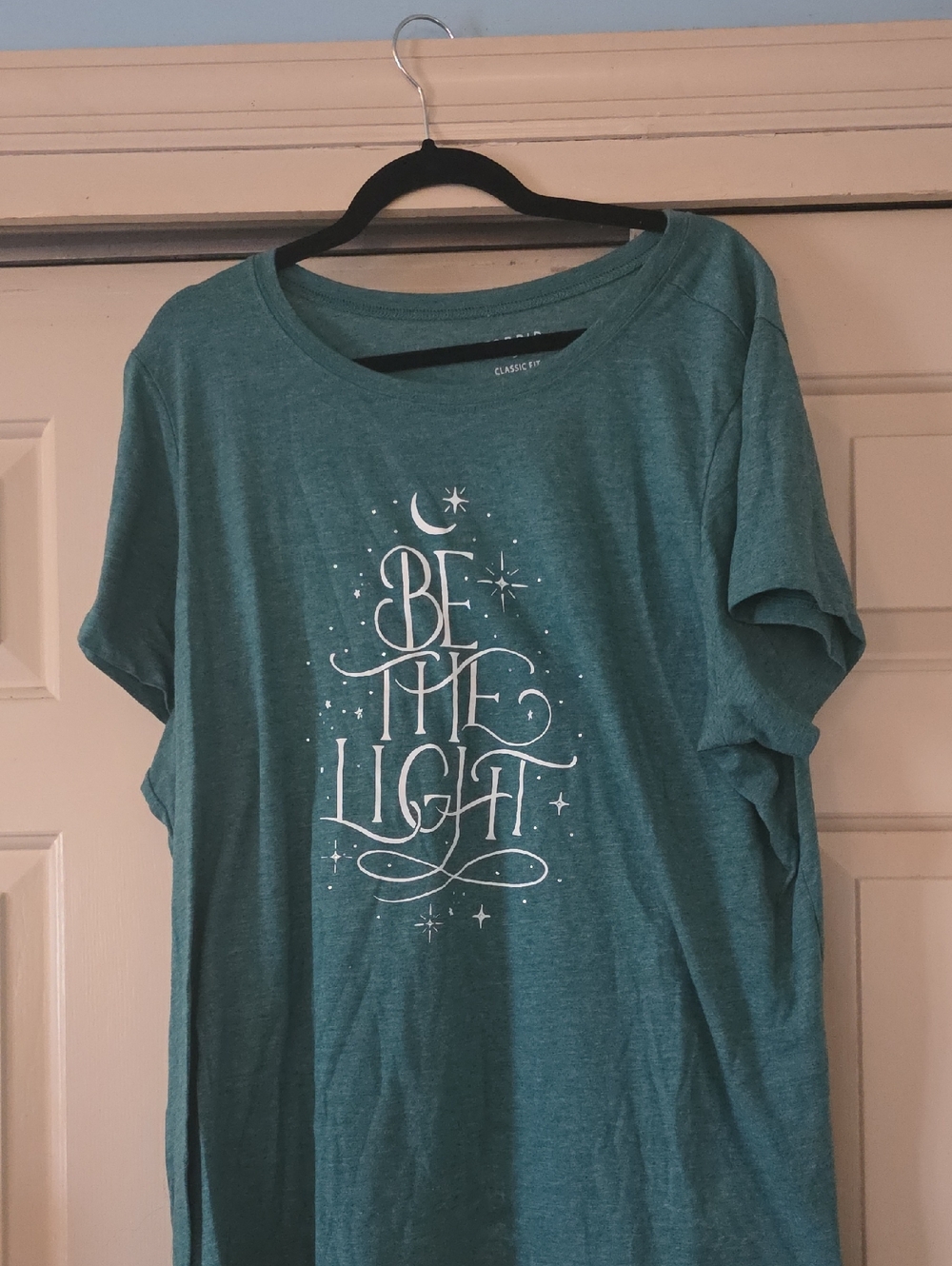 torrid Teal Graphic Tee "Be The Light"